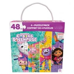 GABBY'S DOLLHOUSE -  PUZZLE BUNDLE - FOUR PUZZLES IN ONE BOX