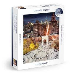 GALISON -  DAY TO NIGHT - WASHINGTON SQUARE PARK (1000 PIECES) -  STEPHEN WILKES