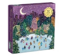 GALISON -  MERRY MOONLIGHT SKATERS - FOILED (500 PIECES) -  JOY LAFORME