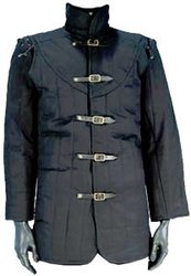 GAMBESON -  WARRIORS MEDIEVAL GAMBESON - BLACK - XXX-LARGE