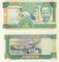 GAMBIA -  10 DALASIS 1996 (UNC)