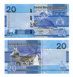 GAMBIA -  20 DALASIS 2019 (UNC) 39