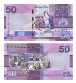 GAMBIA -  50 DALASIS 2019 (UNC) 40