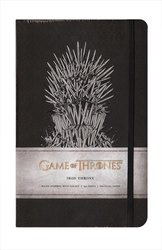 GAME OF THRONES -  IRON THRONE - HARDCOVER RULED JOURNAL (192 PAGES)