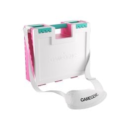 GAMEGENIC -  GAME CASE - PINK/WHITE/TEAL -  STORAGE