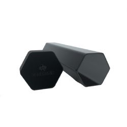 GAMEGENIC -  PLAYMAT TUBE - BLACK -  HEXAGON
