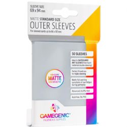 GAMEGENIC -  STANDARD SLEEVES - MATTE - OUTER (50)