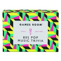 GAMES ROOM -  80S POP MUSIC TRIVIA (ENGLISH) -  FIRST EDITION
