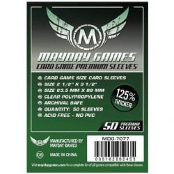 GAMINCARD SLEEVES -  CARD GAME SLEEVES (50) (63.5 MM X 88 MM) -  MAYDAY GAMES