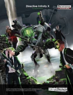 GAMING PAPER ADVENTURE MAPS -  DIRECTIVE INFINUTY X (ENGLISH) -  BATTLE MAP