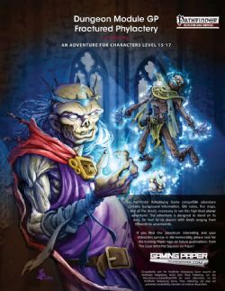 GAMING PAPER ADVENTURE MAPS -  FRATURED PHYLACTERY (ENGLISH) -  BATTLE MAP