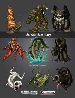 GAMING PAPER ADVENTURE MAPS -  SWEWER BESTIARY (ENGLISH) -  BATTLE MAP