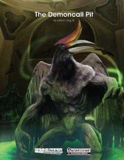 GAMING PAPER ADVENTURE MAPS -  THE DEMONCALL PIT (ENGLISH) -  BATTLE MAP