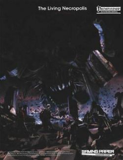 GAMING PAPER ADVENTURE MAPS -  THE LIVING NECROPOLIS (ENGLISH) -  BATTLE MAP