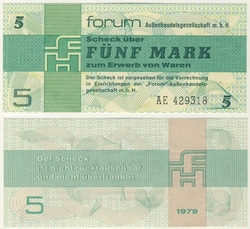 GERMAN DEMOCRATIC REPUBLIC -  5 MARK 1979 (UNC)
