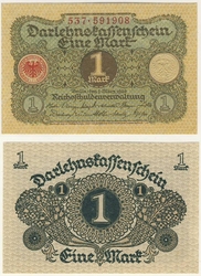 GERMANY -  1 MARK 1920 (UNC)