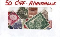 GERMANY -  50 ASSORTED STAMPS - GERMANY
