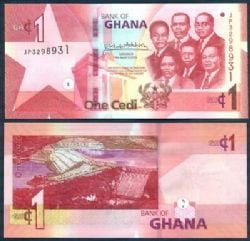 GHANA -  1 CEDI 2019 (UNC)