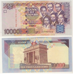 GHANA -  10 000 CEDIS 2003-2006 (UNC)