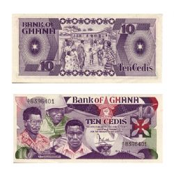 GHANA -  10 CEDIS 1984 (UNC)