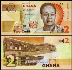 GHANA -  2 CEDIS 2017 (UNC)