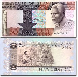 GHANA -  50 CEDIS 1980 (UNC)