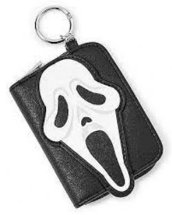 GHOSTFACE -  GHOST FACE METAL ZIP WALLET -  HORROR CINEMA