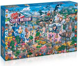 GIBSONS -  I LOVE GREAT BRITAIN  (1000 PIECES)