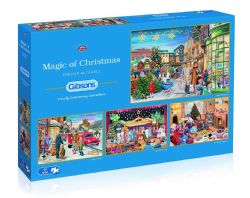 GIBSONS -  MAGIC OF CHRISTMAS (4X500 PIECES)