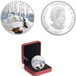 GLISTENING NORTH -  THE ARCTIC WOLF -  2017 CANADIAN COINS 03