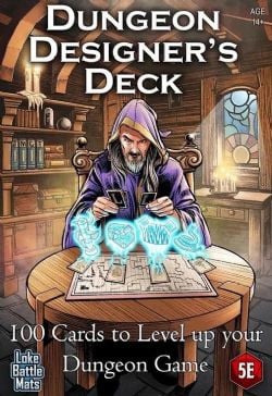 GM SCREEN -  DUNGEON DESIGNERS DECK DEAL YOUR OWN DUNGEON (ENGLISH) 5E