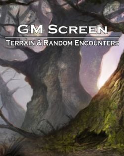 GM SCREEN -  TERRAIN & RANDOM ENCOUNTERS