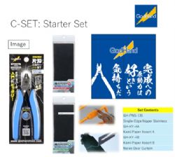 GODHAND -  STARTER TOOL KIT FOR PLASTIC MODEL (GH-LNY-25C-SET)