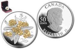 GOLDEN FLOWERS -  GOLDEN FORGET-ME-NOT -  2007 CANADIAN COINS 06
