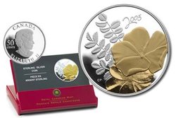 GOLDEN FLOWERS -  GOLDEN ROSE -  2005 CANADIAN COINS 04