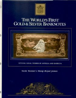 GOVERNEMENT OF ANTIGUA & BARBUDA -  THE ROYAL JAMES OF STEDE BONNET -  100 DOLLARS 1981