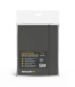 GRADE 10 -  9-POCKET PORTFOLIO - BLACK (20 PAGES)