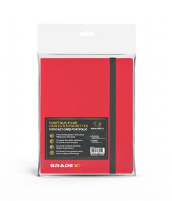 GRADE 10 -  9-POCKET PORTFOLIO - RED (20 PAGES)