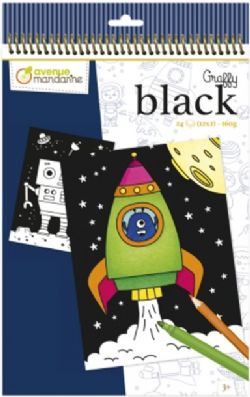 GRAFFY -  SPACE - COLORING BOOK -  GRAFFY BLACK