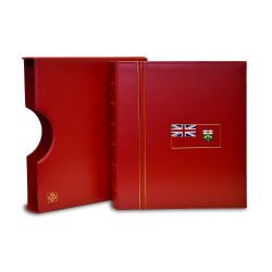 GRANDE -  RED 3-RING-BINDER CLASSIC DESIGN WITH SLIPCASE - ONTARIO