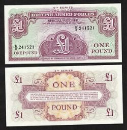 GREAT BRITAIN -  1 POUND 1962 (UNC) M36