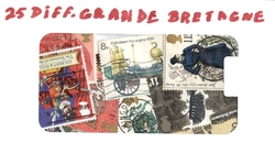 GREAT BRITAIN -  25 ASSORTED STAMPS - GREAT BRITAIN