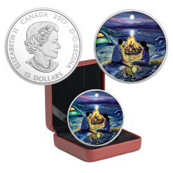 GREAT CANADIAN OUTDOORS -  AROUND THE CAMPFIRE -  2017 CANADIAN COINS 03