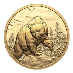 GREAT HUNTERS (GOLD) -  GRIZZLY BEAR -  2023 CANADIAN COINS 01