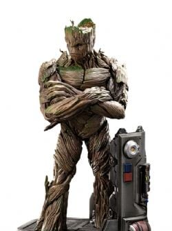 GUARDIANS OF THE GALAXY -  GROOT RACOON FIGURE - 1/10 SCALE -  IRON STUDIOS