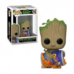 GUARDIANS OF THE GALAXY -  POP! VINYL BOBBLE-HEAD OF GROOT WITH CHEESE PUFFS (4 INCH) -  JE S'APPELLE GROOT 1196