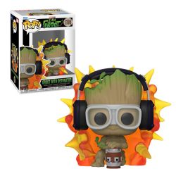 GUARDIANS OF THE GALAXY -  POP! VINYL BOBBLE-HEAD OF GROOT WITH DETONATOR (4 INCH) -  I AM GROOT 1195