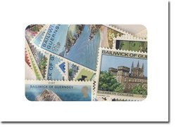 GUERNSEY -  25 ASSORTED STAMPS - GUERNSEY
