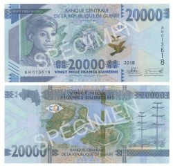 GUINEA -  20 000 FRANCS 2018 (UNC)