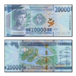 GUINEA -  20,000 FRANCS 2020 (UNC) 50C